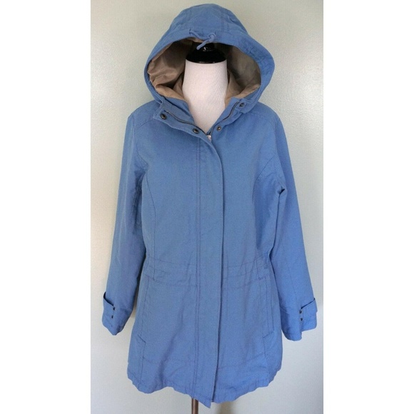 Manteau Femme Eddie Bauer Parka Trench Coat Longueur Complète - Taille S, Noir, Occasion TB